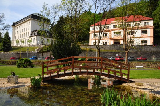 Tschechien, Jachymov, Park